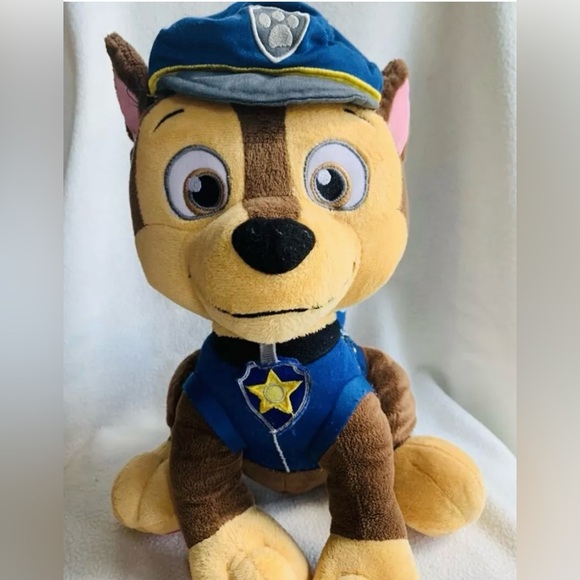15” Chase Paw Patrol plush Nickelodeon 2015 Stuffed Animal Soft Toy - Picture 3 of 12